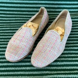 Stubbs & Wootton Multicolor Tweed Loafers